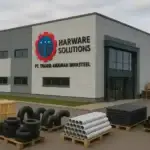 Plat baja steel plate fittings fitting flage flanges konstruksi construction TABS trijaya anugrah bina steel Hardware solutions